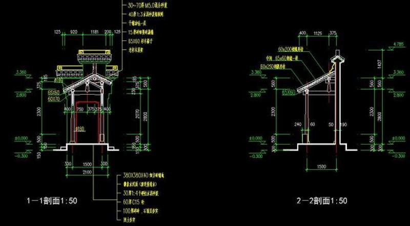 原创<a href=https://www.yitu.cn/sketchup/zhongshimen/index.html target=_blank class=infotextkey><a href=https://www.yitu.cn/su/7771.html target=_blank class=infotextkey>中式门</a></a><a href=https://www.yitu.cn/su/8159.html target=_blank class=infotextkey>楼</a>CAD古建筑立面图