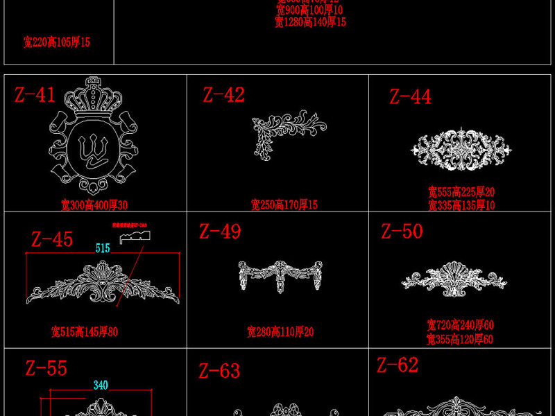 原创整木<a href=https://www.yitu.cn/su/7699.html target=_blank class=infotextkey>法式</a><a href=https://www.yitu.cn/sketchup/diaohua/index.html target=_blank class=infotextkey>雕<a href=https://www.yitu.cn/sketchup/huayi/index.html target=_blank class=infotextkey>花</a></a>角<a href=https://www.yitu.cn/sketchup/huayi/index.html target=_blank class=infotextkey>花</a>线条CAD图库-版权<a href=https://www.yitu.cn/su/7381.html target=_blank class=infotextkey>可商用</a>