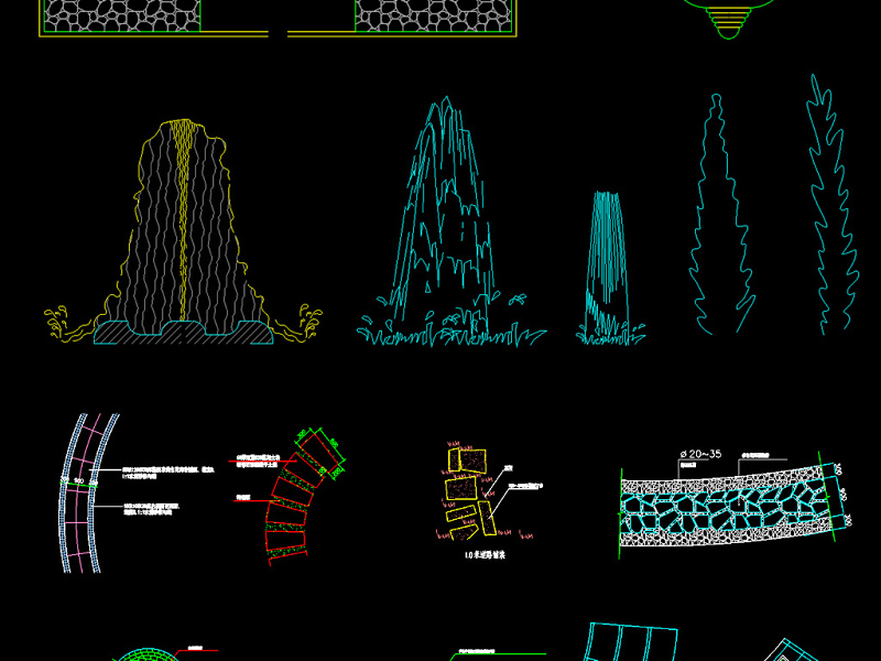 原创<a href=https://www.yitu.cn/su/6806.html target=_blank class=infotextkey>公园</a>小景cad<a href=https://www.yitu.cn/su/7937.html target=_blank class=infotextkey>图纸</a>集合-版权<a href=https://www.yitu.cn/su/7381.html target=_blank class=infotextkey>可商用</a>
