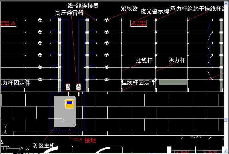 原创脉冲<a href=https://www.yitu.cn/su/7734.html target=_blank class=infotextkey>电子</a>围栏CAD系统图-版权<a href=https://www.yitu.cn/su/7381.html target=_blank class=infotextkey>可商用</a>