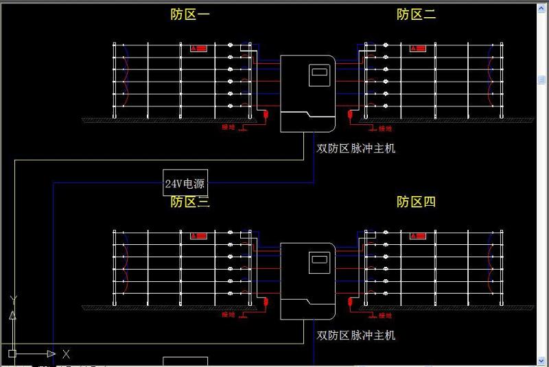 原创脉冲<a href=https://www.yitu.cn/su/7734.html target=_blank class=infotextkey>电子</a>围栏CAD系统图-版权<a href=https://www.yitu.cn/su/7381.html target=_blank class=infotextkey>可商用</a>