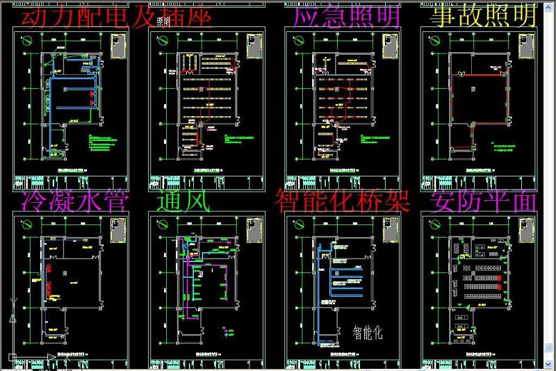 原创机房通用CAD弱电系统图-版权<a href=https://www.yitu.cn/su/7381.html target=_blank class=infotextkey>可商用</a>