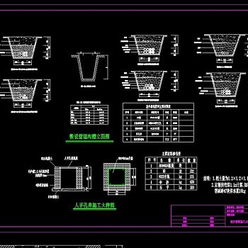 原创室外管道施工大样图CAD弱电智能化-版权可商用