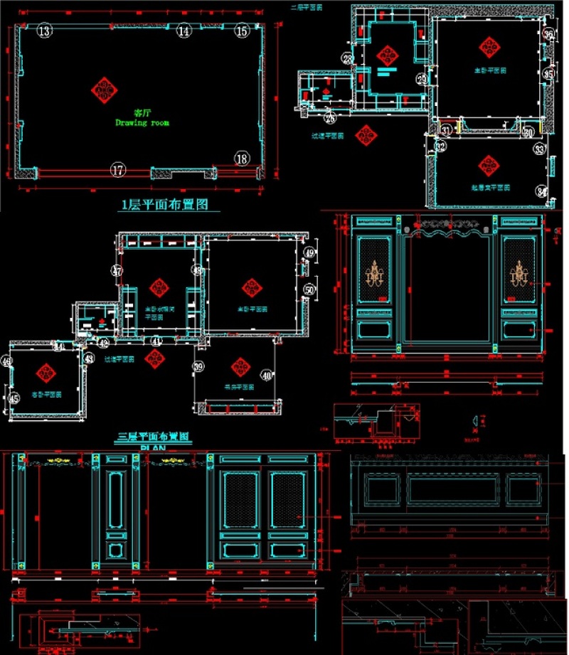 原创整木护墙木门<a href=https://www.yitu.cn/su/7590.html target=_blank class=infotextkey>设计</a>素材CAD图库-版权<a href=https://www.yitu.cn/su/7381.html target=_blank class=infotextkey>可商用</a>