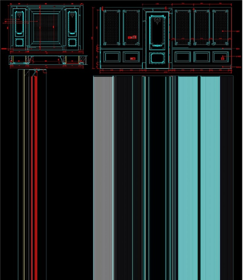 原创整木护墙木门<a href=https://www.yitu.cn/su/7590.html target=_blank class=infotextkey>设计</a>素材CAD图库-版权<a href=https://www.yitu.cn/su/7381.html target=_blank class=infotextkey>可商用</a>