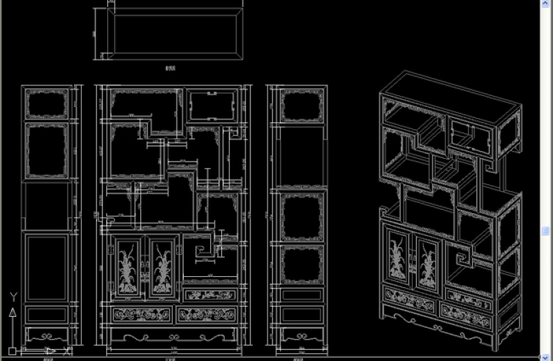 原创实木<a href=https://www.yitu.cn/sketchup/bogujia/index.html target=_blank class=infotextkey>博古架</a>CAD<a href=https://www.yitu.cn/su/7937.html target=_blank class=infotextkey>图纸</a>-版权<a href=https://www.yitu.cn/su/7381.html target=_blank class=infotextkey>可商用</a>