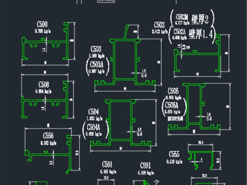 原创精品深化铝合金金属门<a href=https://www.yitu.cn/sketchup/chuang/index.html target=_blank class=infotextkey>窗</a>大样图集-版权<a href=https://www.yitu.cn/su/7381.html target=_blank class=infotextkey>可商用</a>