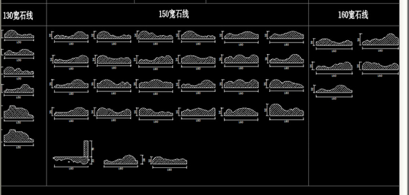 原创大理<a href=https://www.yitu.cn/su/6979.html target=_blank class=infotextkey>石</a>线条CAD图集-版权<a href=https://www.yitu.cn/su/7381.html target=_blank class=infotextkey>可商用</a>