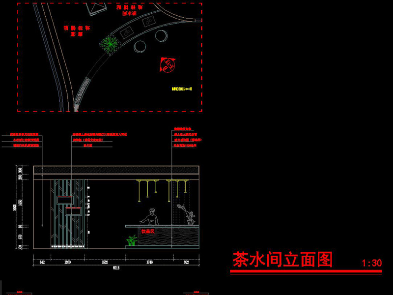 原创全套美容院CAD施工图效果图