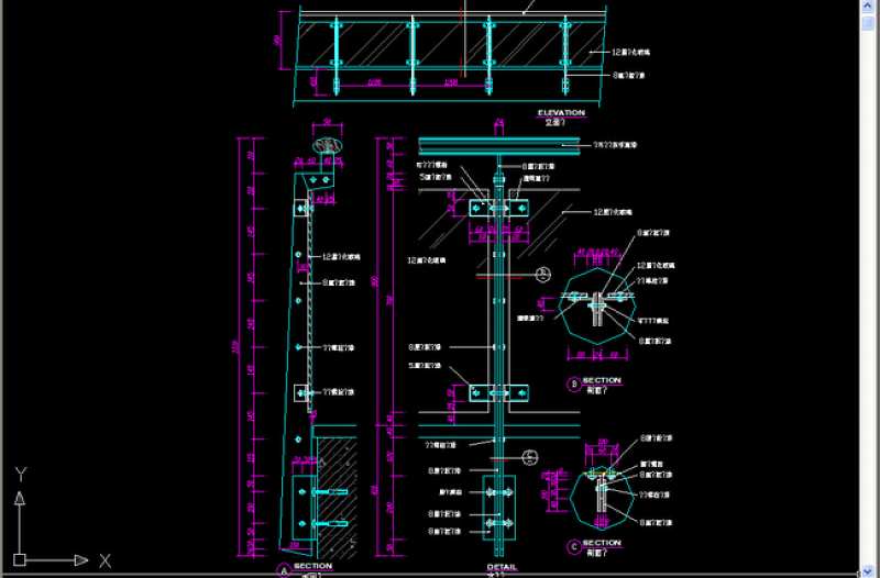 原创玻璃<a href=https://www.yitu.cn/su/langan.html target=_blank class=infotextkey><a href=https://www.yitu.cn/sketchup/langan/index.html target=_blank class=infotextkey><a href=https://www.yitu.cn/su/6781.html target=_blank class=infotextkey>栏杆</a></a></a>节点图-版权<a href=https://www.yitu.cn/su/7381.html target=_blank class=infotextkey>可商用</a>