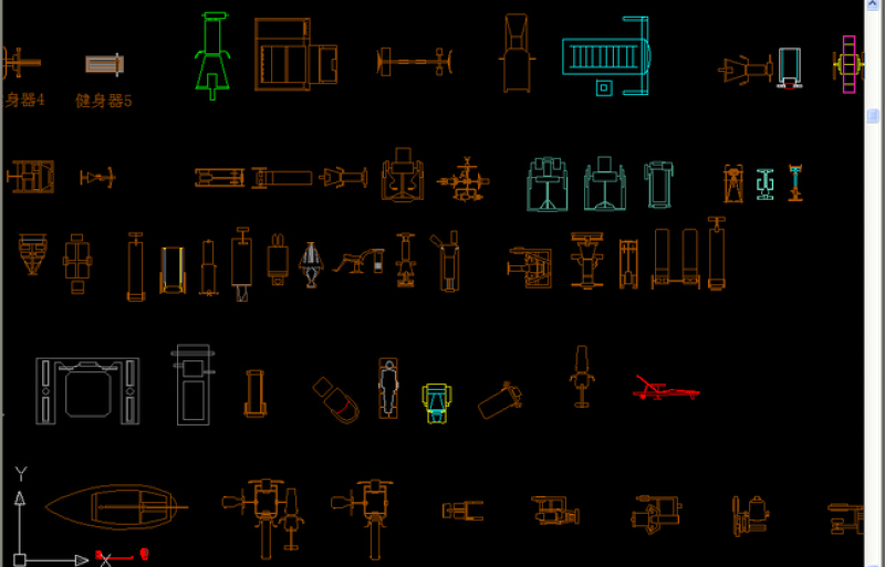 原创健身器材cad<a href=https://www.yitu.cn/su/7392.html target=_blank class=infotextkey>平面</a>素材-版权<a href=https://www.yitu.cn/su/7381.html target=_blank class=infotextkey>可商用</a>