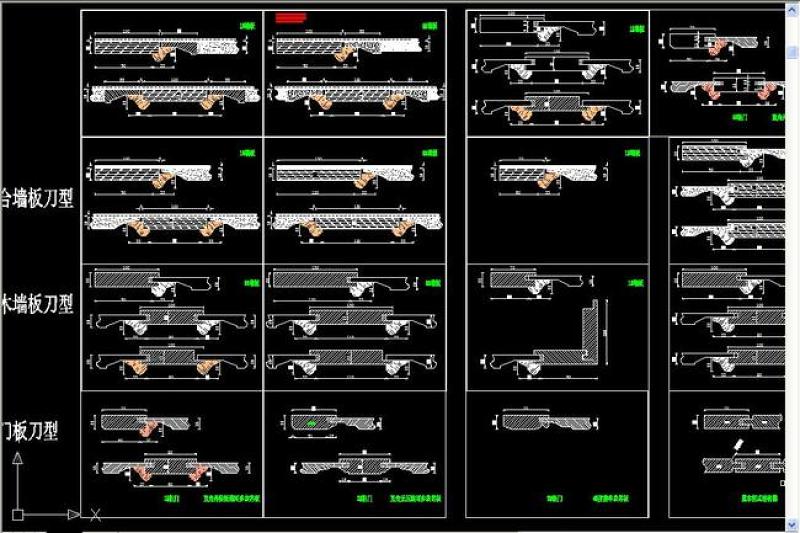 原创整木标准刀型库CAD图集-版权<a href=https://www.yitu.cn/su/7381.html target=_blank class=infotextkey>可商用</a>