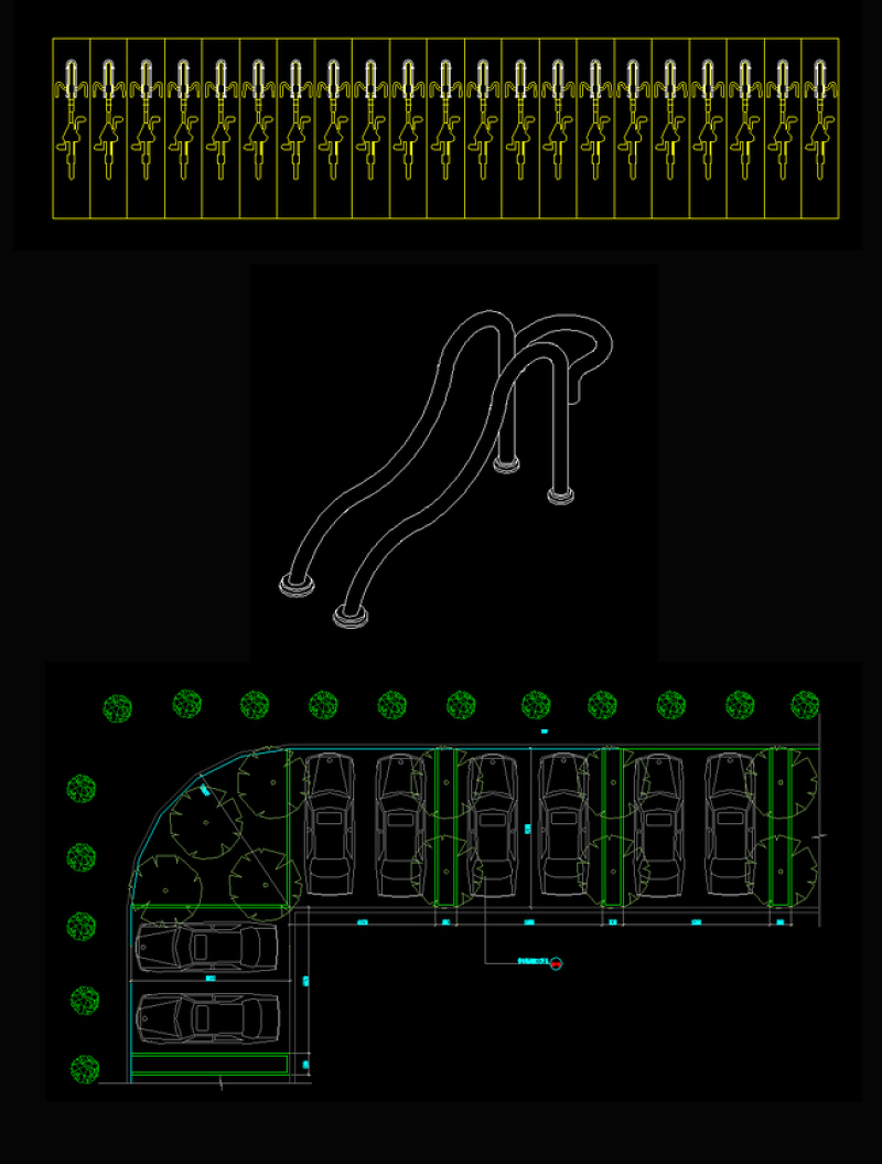 原创停车位<a href=https://www.yitu.cn/sketchup/tingchechang/index.html target=_blank class=infotextkey><a href=https://www.yitu.cn/su/7668.html target=_blank class=infotextkey>停车场</a></a>CAD施工图全套