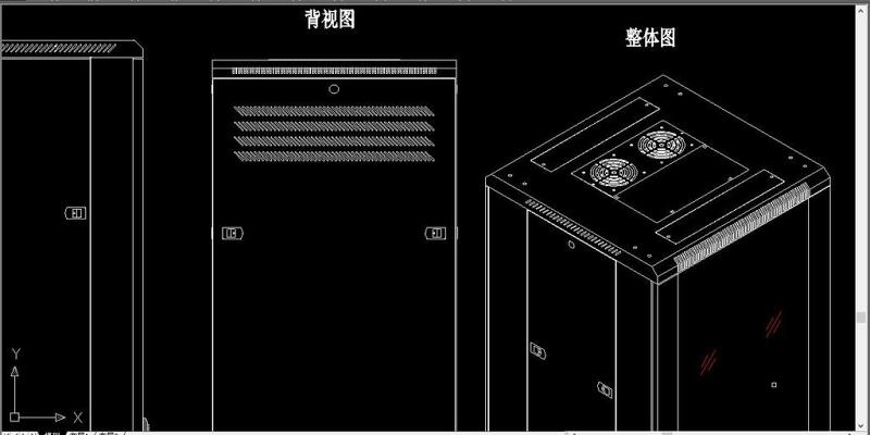 原创机柜CAD大样图-版权<a href=https://www.yitu.cn/su/7381.html target=_blank class=infotextkey>可商用</a>