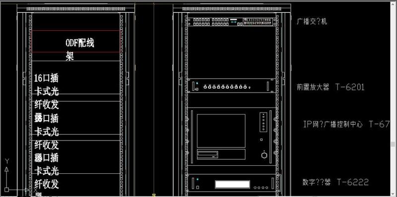 原创机柜CAD大样图-版权<a href=https://www.yitu.cn/su/7381.html target=_blank class=infotextkey>可商用</a>