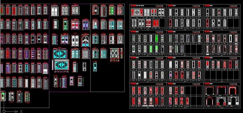 原创整木家居的实木门cad大全-版权<a href=https://www.yitu.cn/su/7381.html target=_blank class=infotextkey>可商用</a>