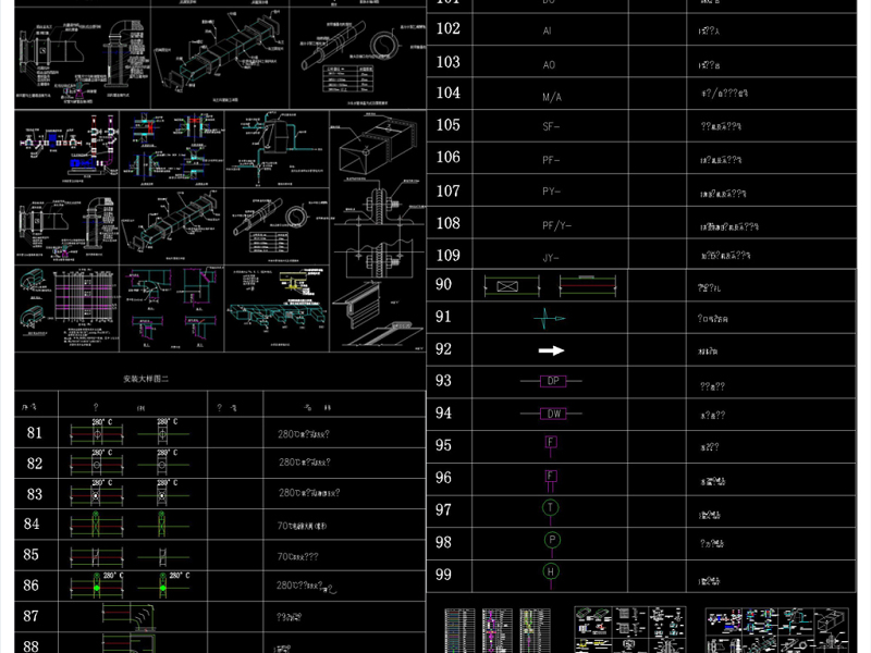 原创中央<a href=https://www.yitu.cn/sketchup/kongdiaofengshan/index.html target=_blank class=infotextkey>空调</a>cad图例及大样图-版权<a href=https://www.yitu.cn/su/7381.html target=_blank class=infotextkey>可商用</a>