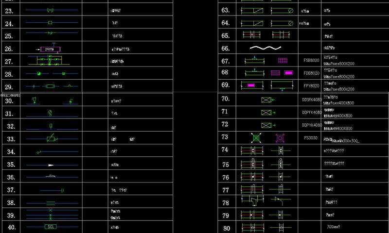 原创中央<a href=https://www.yitu.cn/sketchup/kongdiaofengshan/index.html target=_blank class=infotextkey>空调</a>cad图例及大样图-版权<a href=https://www.yitu.cn/su/7381.html target=_blank class=infotextkey>可商用</a>