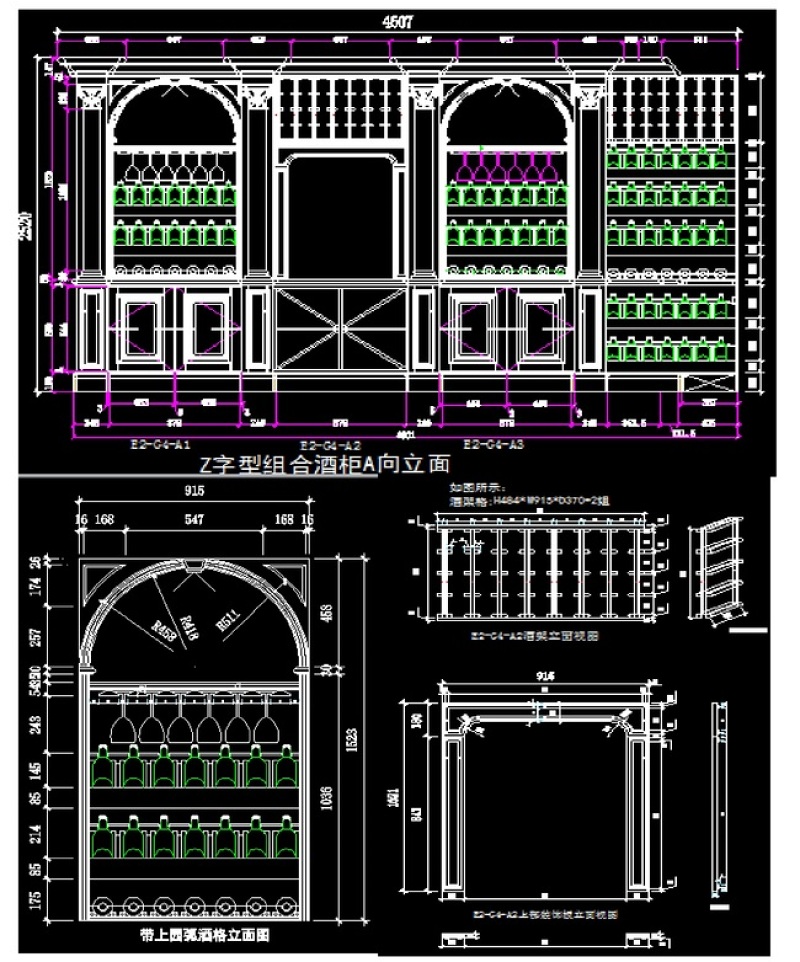 原创实木<a href=https://www.yitu.cn/sketchup/jiugui/index.html target=_blank class=infotextkey><a href=https://www.yitu.cn/su/7976.html target=_blank class=infotextkey>酒柜</a></a>酒窑<a href=https://www.yitu.cn/su/7590.html target=_blank class=infotextkey>设计</a>CAD图-版权<a href=https://www.yitu.cn/su/7381.html target=_blank class=infotextkey>可商用</a>