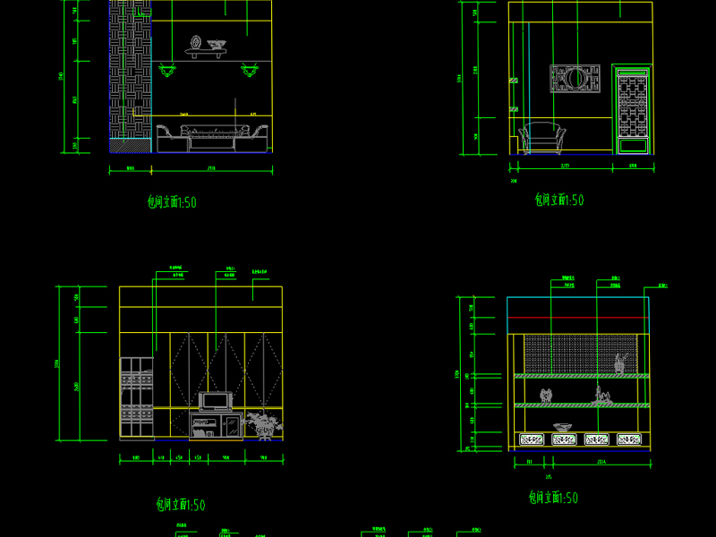 原创<a href=https://www.yitu.cn/sketchup/chalou/index.html target=_blank class=infotextkey>茶<a href=https://www.yitu.cn/su/8159.html target=_blank class=infotextkey>楼</a></a>CAD装修施工图-版权<a href=https://www.yitu.cn/su/7381.html target=_blank class=infotextkey>可商用</a>