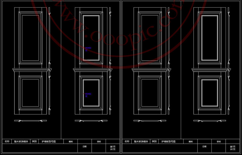 原创整木定制护墙板<a href=https://www.yitu.cn/su/6997.html target=_blank class=infotextkey>工艺</a>标准<a href=https://www.yitu.cn/su/6996.html target=_blank class=infotextkey>模块</a>CAD图库-版权<a href=https://www.yitu.cn/su/7381.html target=_blank class=infotextkey>可商用</a>