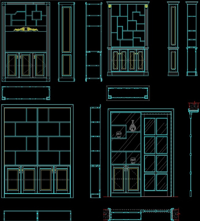 原创整理<a href=https://www.yitu.cn/sketchup/bogujia/index.html target=_blank class=infotextkey>博古架</a>素材CAD图库-版权<a href=https://www.yitu.cn/su/7381.html target=_blank class=infotextkey>可商用</a>