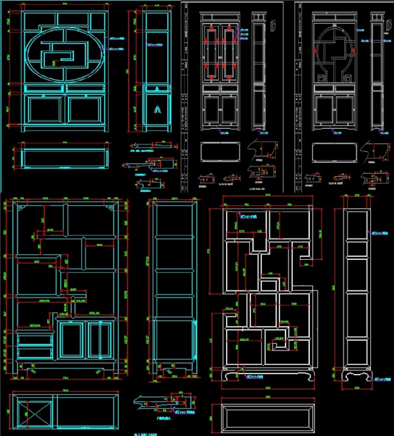 原创整理<a href=https://www.yitu.cn/sketchup/bogujia/index.html target=_blank class=infotextkey>博古架</a>素材CAD图库-版权<a href=https://www.yitu.cn/su/7381.html target=_blank class=infotextkey>可商用</a>