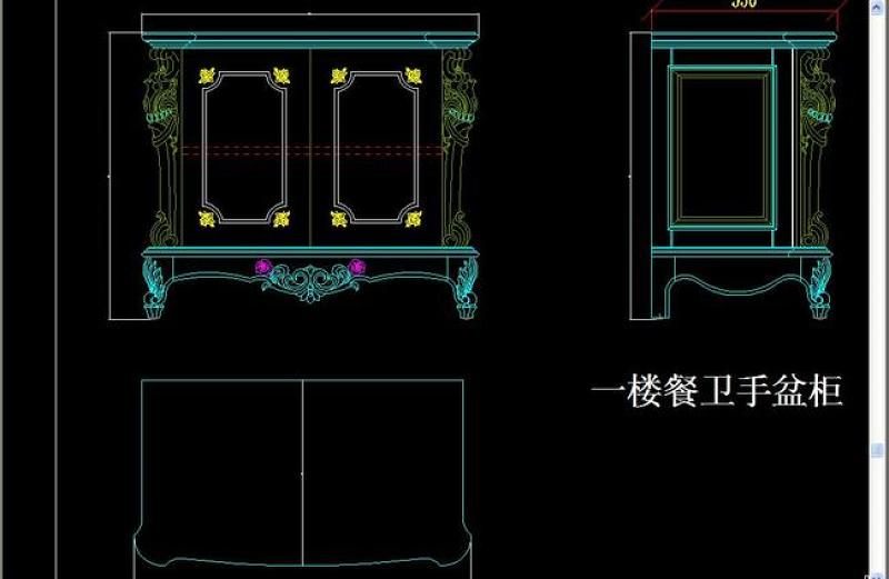 原创浴柜CAD图集-版权<a href=https://www.yitu.cn/su/7381.html target=_blank class=infotextkey>可商用</a>