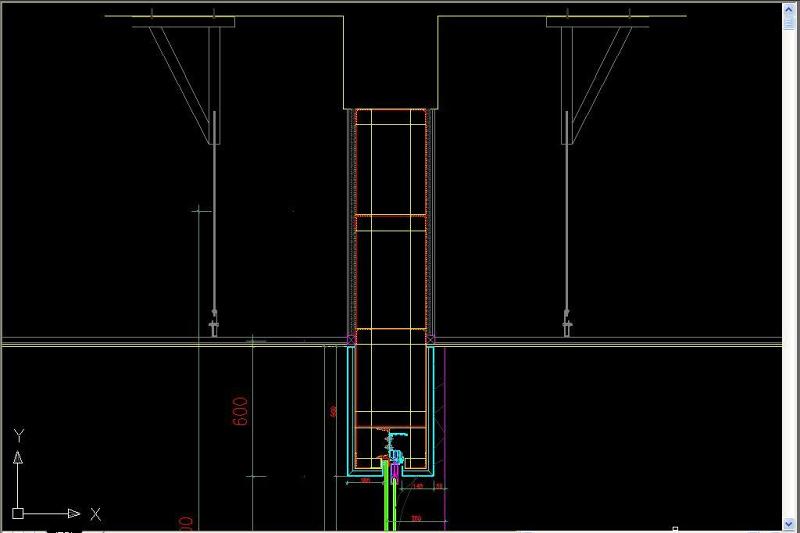 原创钢化玻璃感应门CAD-版权<a href=https://www.yitu.cn/su/7381.html target=_blank class=infotextkey>可商用</a>