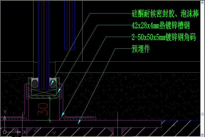 原创钢化玻璃感应门CAD-版权<a href=https://www.yitu.cn/su/7381.html target=_blank class=infotextkey>可商用</a>