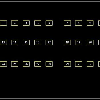 原创CAD数字关联递增动态块