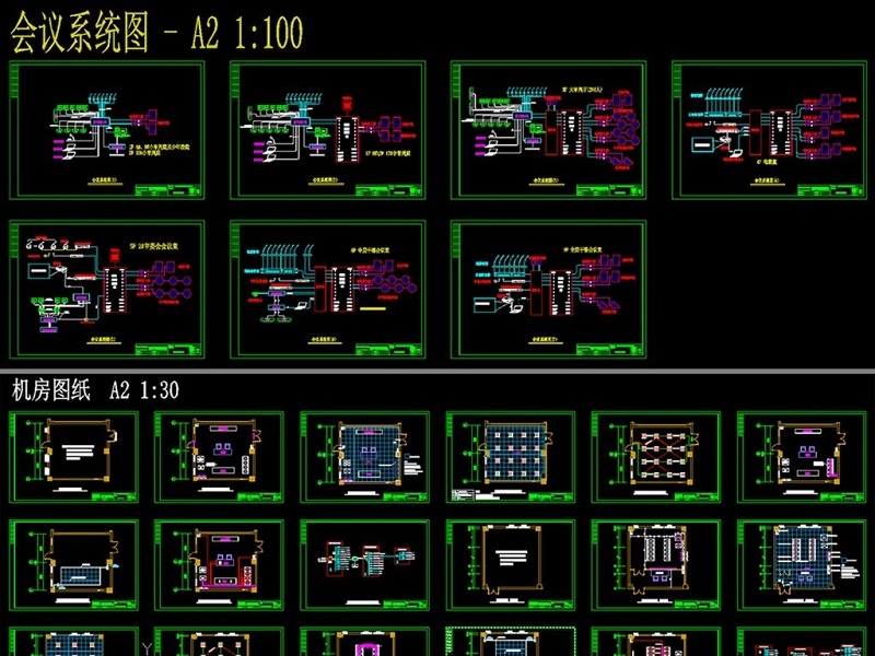 原创法院弱电智能化CAD全套施工图-版权<a href=https://www.yitu.cn/su/7381.html target=_blank class=infotextkey>可商用</a>