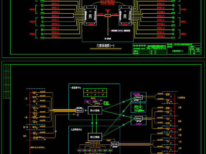 原创法院弱电智能化CAD全套施工图-版权<a href=https://www.yitu.cn/su/7381.html target=_blank class=infotextkey>可商用</a>