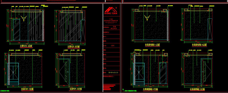 原创全套<a href=https://www.yitu.cn/sketchup/meirongmeifa/index.html target=_blank class=infotextkey>美容美发</a>CAD施工图-版权<a href=https://www.yitu.cn/su/7381.html target=_blank class=infotextkey>可商用</a>