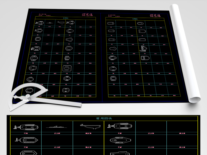 原创蹲<a href=https://www.yitu.cn/sketchup/bianqi/index.html target=_blank class=infotextkey>便器</a>CAD<a href=https://www.yitu.cn/su/7590.html target=_blank class=infotextkey>设计</a>图-版权<a href=https://www.yitu.cn/su/7381.html target=_blank class=infotextkey>可商用</a>