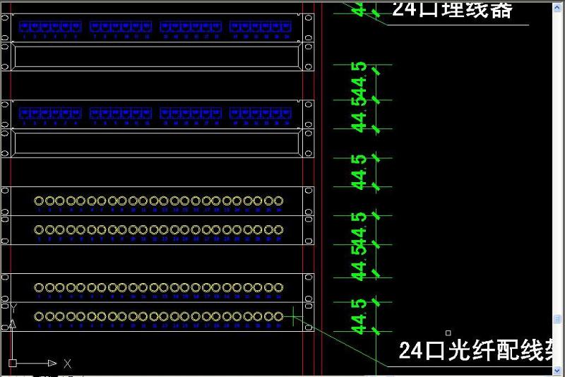 原创机柜CAD大样图-版权<a href=https://www.yitu.cn/su/7381.html target=_blank class=infotextkey>可商用</a>