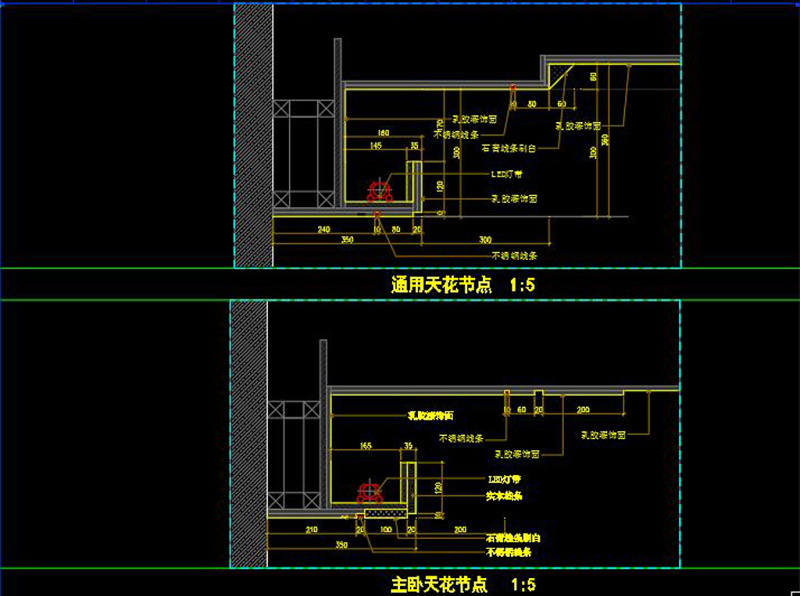 原创全套新中式别墅CAD施工图效果图