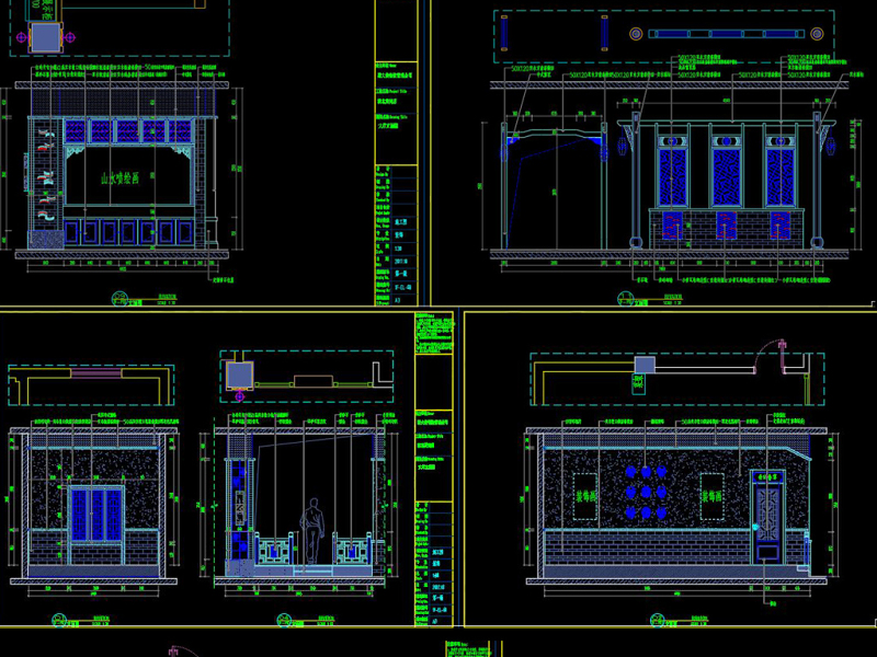 原创全套中式<a href=https://www.yitu.cn/sketchup/huoguodian/index.html target=_blank class=infotextkey>火锅店</a>CAD施工图效果图-版权<a href=https://www.yitu.cn/su/7381.html target=_blank class=infotextkey>可商用</a>