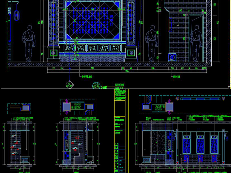 原创全套中式<a href=https://www.yitu.cn/sketchup/huoguodian/index.html target=_blank class=infotextkey>火锅店</a>CAD施工图效果图-版权<a href=https://www.yitu.cn/su/7381.html target=_blank class=infotextkey>可商用</a>