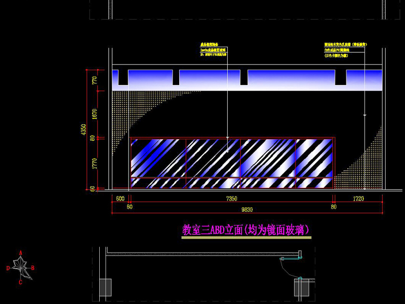 原创全套<a href=https://www.yitu.cn/sketchup/ertong/index.html target=_blank class=infotextkey>儿童</a>艺术培训中心CAD施工图效果图