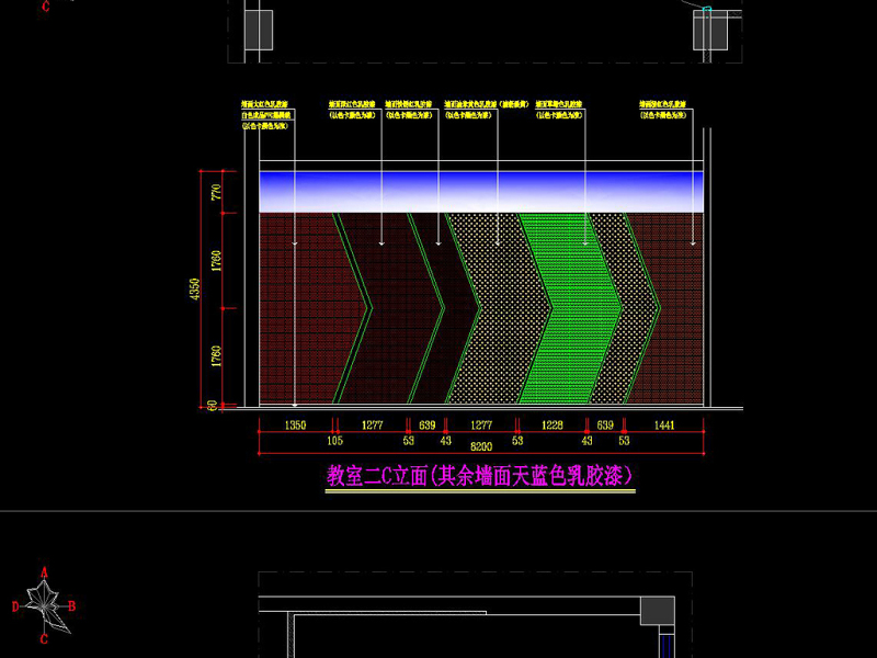 原创全套<a href=https://www.yitu.cn/sketchup/ertong/index.html target=_blank class=infotextkey>儿童</a>艺术培训中心CAD施工图效果图