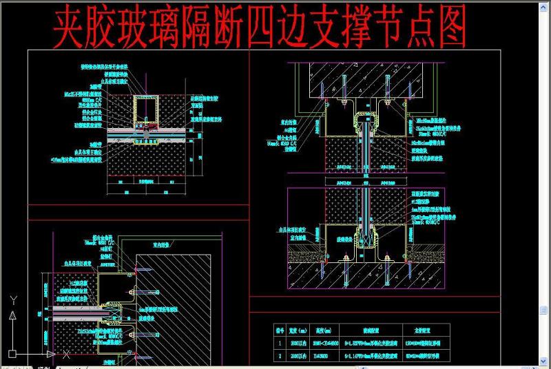 原创<a href=https://www.yitu.cn/su/7667.html target=_blank class=infotextkey>玻璃隔断</a>安装节点图