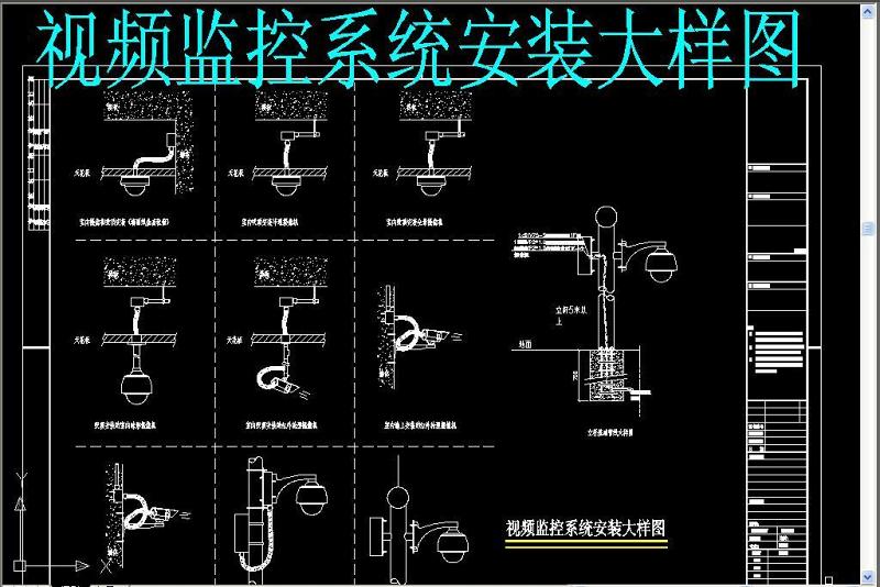 原创视频<a href=https://www.yitu.cn/su/7472.html target=_blank class=infotextkey>监控</a>系统安装大样图