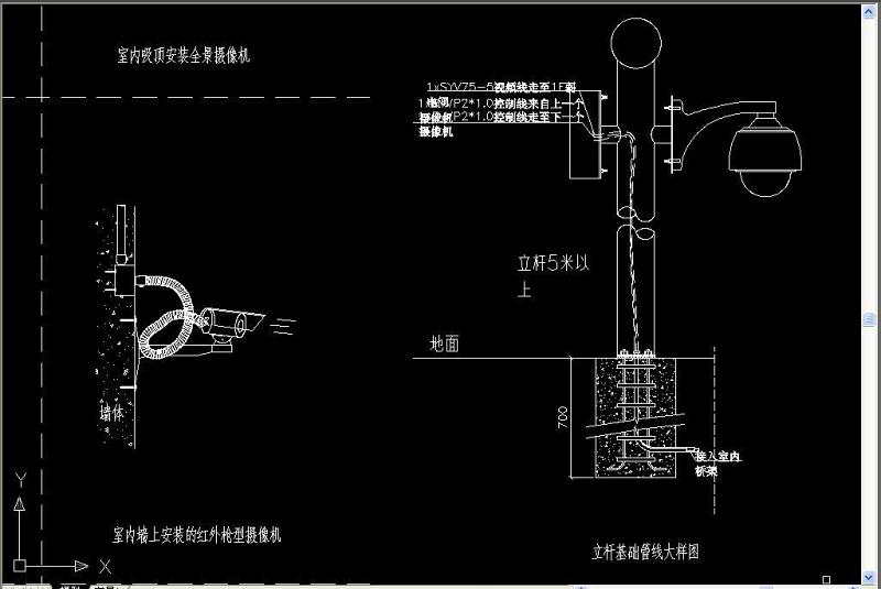 原创视频<a href=https://www.yitu.cn/su/7472.html target=_blank class=infotextkey>监控</a>系统安装大样图