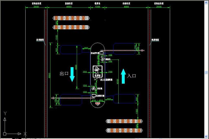 原创<a href=https://www.yitu.cn/sketchup/tingchechang/index.html target=_blank class=infotextkey><a href=https://www.yitu.cn/su/7668.html target=_blank class=infotextkey>停车场</a></a>车牌识别系统施工详图CAD弱电智能