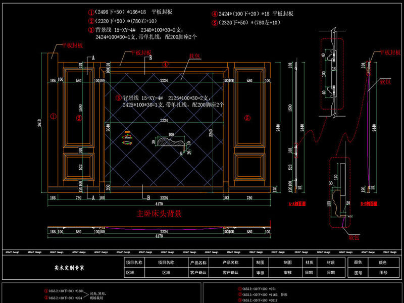 原创护墙板深化下单CAD图纸-版权可商用