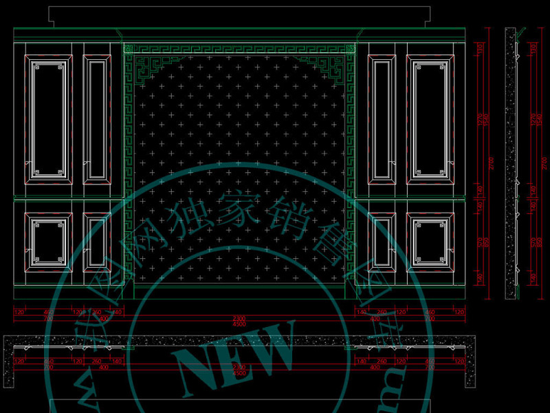 原创整木定制新中式<a href=https://www.yitu.cn/su/7944.html target=_blank class=infotextkey>背景</a>墙CAD标准图集-版权<a href=https://www.yitu.cn/su/7381.html target=_blank class=infotextkey>可商用</a>