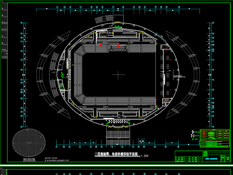 原创体育馆比赛系统及<a href=https://www.yitu.cn/sketchup/yingxiang/index.html target=_blank class=infotextkey><a href=https://www.yitu.cn/su/7223.html target=_blank class=infotextkey>音响</a></a>扩声系统全套施工图CAD弱电智能化