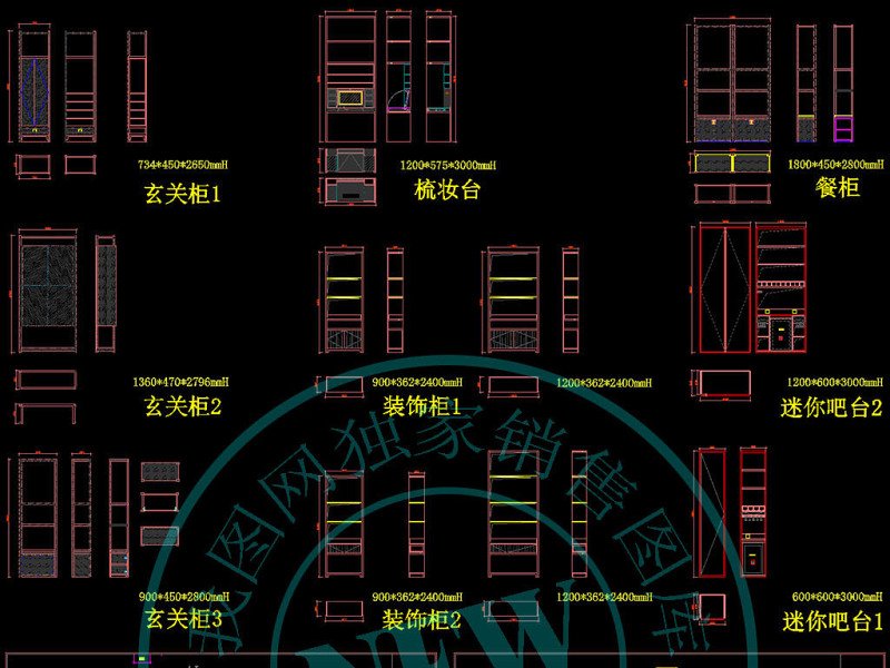 原创<a href=https://www.yitu.cn/su/6784.html target=_blank class=infotextkey>轻奢</a>风格木饰面房门柜子CAD<a href=https://www.yitu.cn/su/6996.html target=_blank class=infotextkey>模块</a>图库-版权<a href=https://www.yitu.cn/su/7381.html target=_blank class=infotextkey>可商用</a>