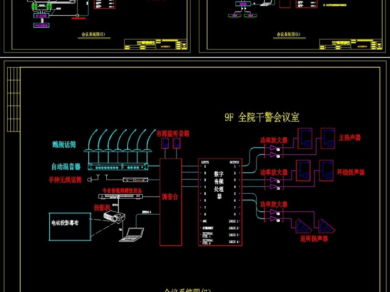 原创法院多媒体会议、庭审系统CAD弱电<a href=https://www.yitu.cn/su/7937.html target=_blank class=infotextkey>图纸</a>-版权<a href=https://www.yitu.cn/su/7381.html target=_blank class=infotextkey>可商用</a>